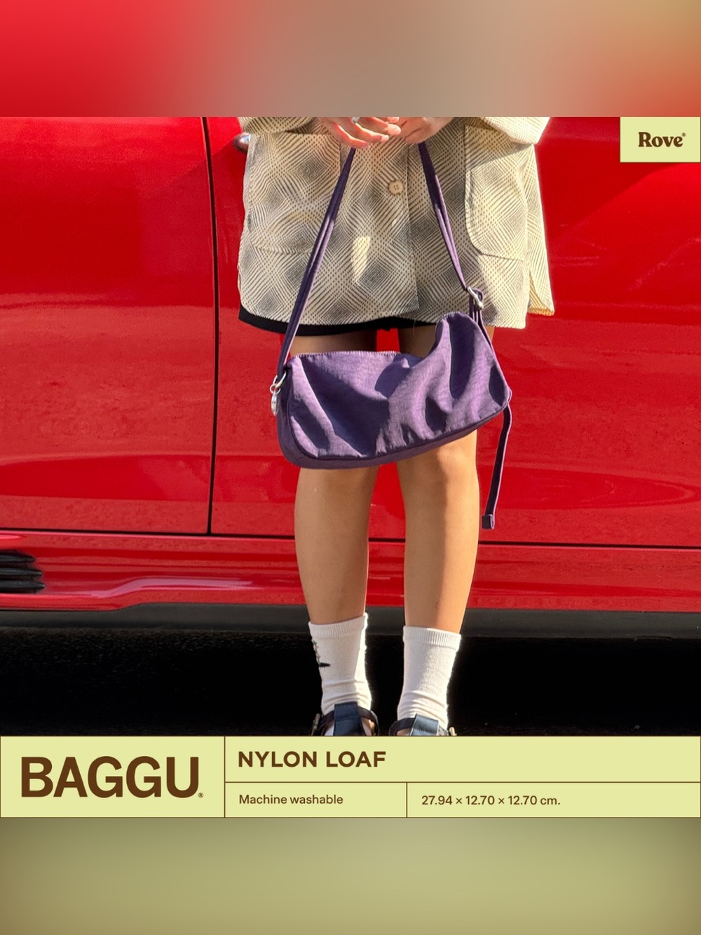 Baggu Loaf Bag Fig